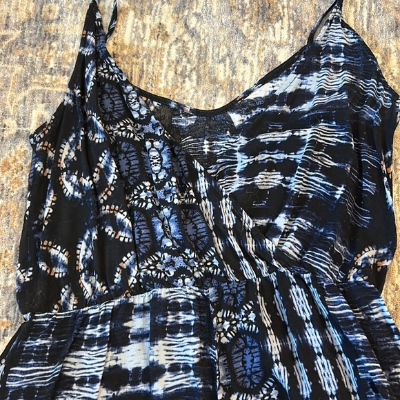 BCBG Maxazria navy blue romper. - Picture 2 of 3